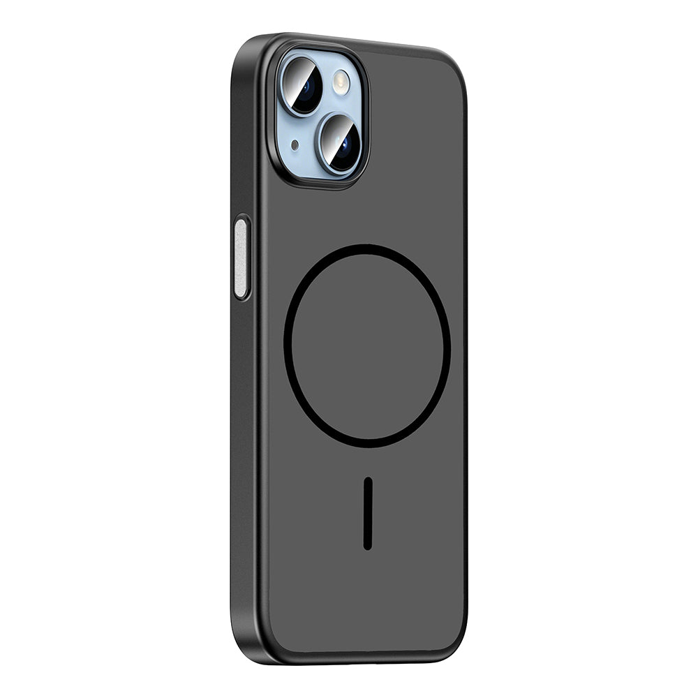 Apple iPhone 13 Kılıf M-Safe Şarj Özellikli Zore Lora PC Kapak