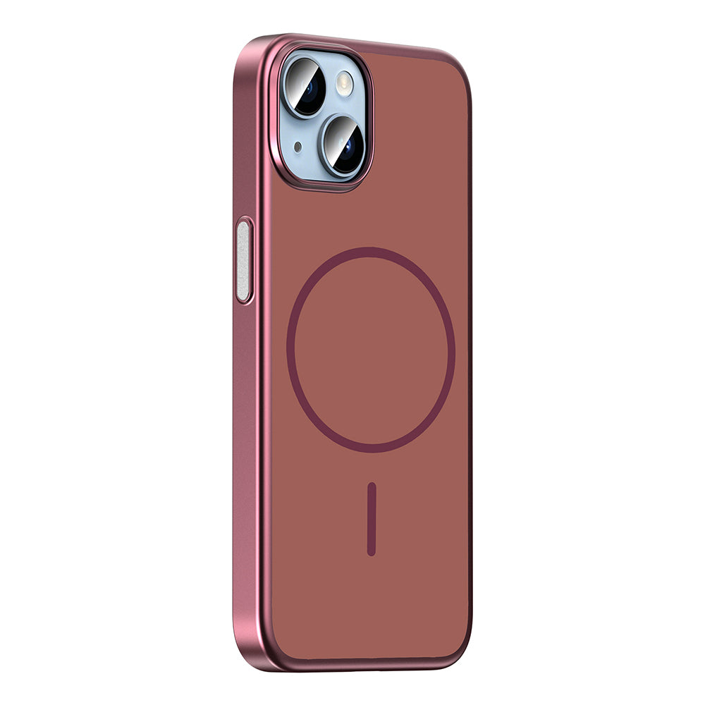 Apple iPhone 13 Kılıf M-Safe Şarj Özellikli Zore Lora PC Kapak