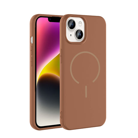 Apple iPhone 13 Kılıf M-safe Şarj Özellikli Zore Meta Kapak