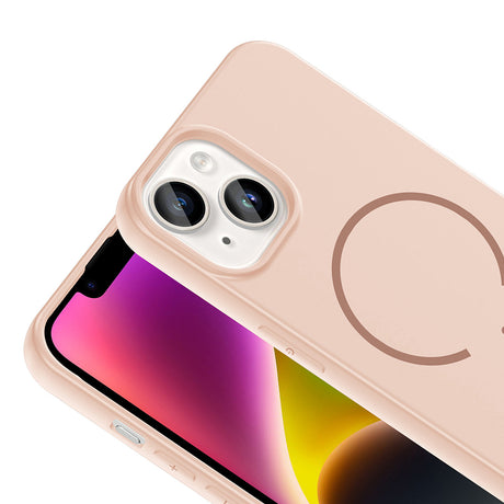 Apple iPhone 13 Kılıf M-safe Şarj Özellikli Zore Meta Kapak