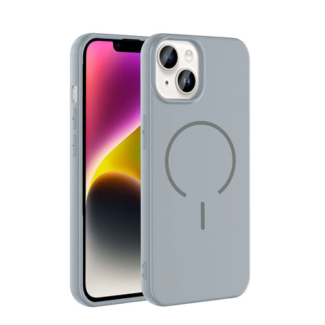 Apple iPhone 13 Kılıf M-safe Şarj Özellikli Zore Meta Kapak