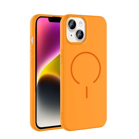 Apple iPhone 13 Kılıf M-safe Şarj Özellikli Zore Meta Kapak