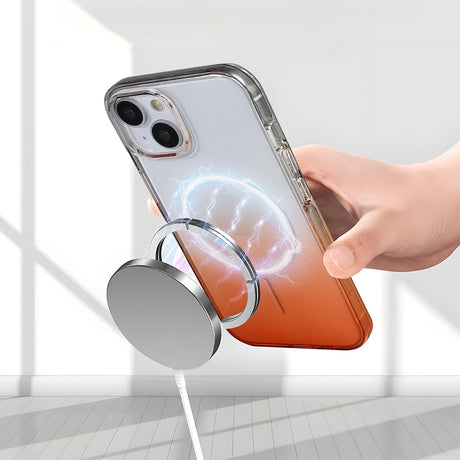 Apple iPhone 13 Kılıf M-Safe Şarj Özellikli Zore Septik Silikon Kapak