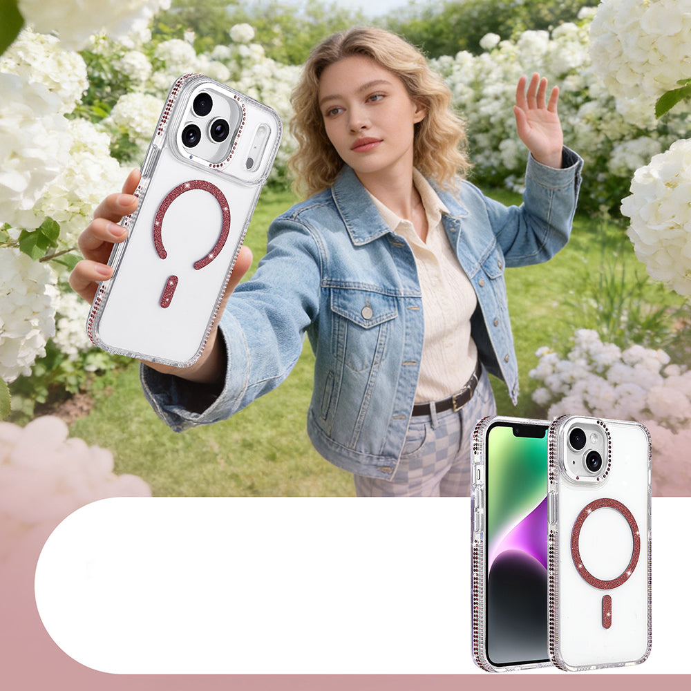 Apple iPhone 13 Kılıf M-safe Şarj Özellikli Zore Tera Silikon Kapak