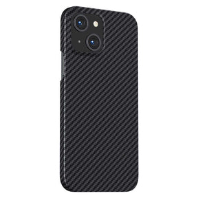 Apple iPhone 13 Kılıf M-safe Özellikli Karbon Fiber Benks Essential Kevlar Kapak