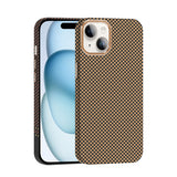 Apple iPhone 13 Kılıf M-safe Şarj Özellikli Karbon Fiber Görünümlü Zore Gros Kapak