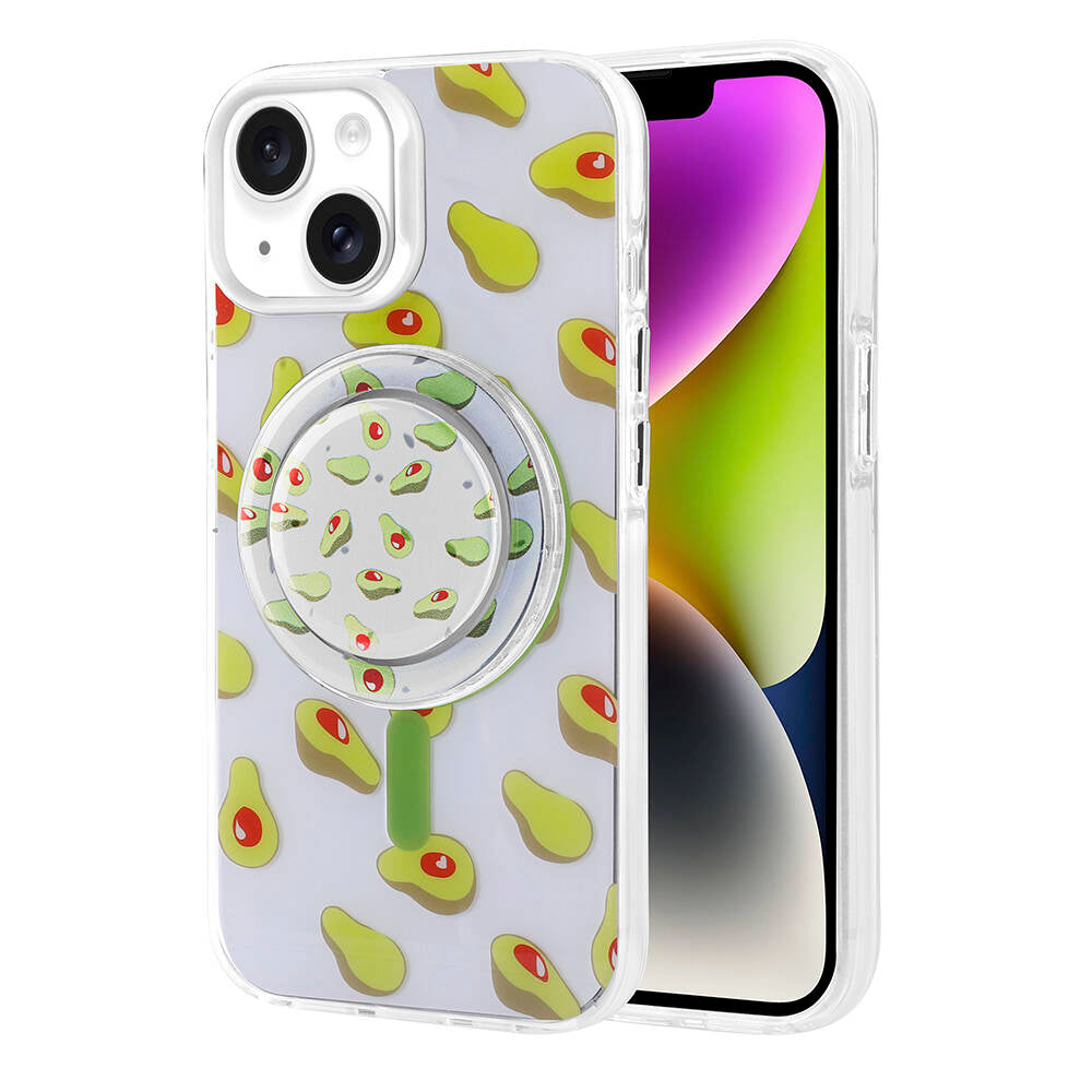 Apple iPhone 13 Kılıf M-safe Şarj Özellikli Tak-Çıkar Pop Soketli Zore Tiktok Kapak