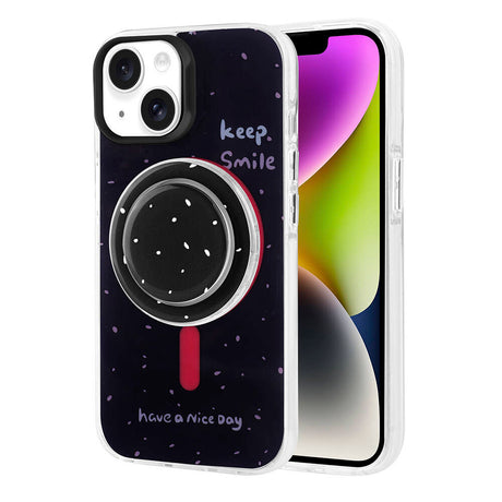 Apple iPhone 13 Kılıf M-safe Şarj Özellikli Tak-Çıkar Pop Soketli Zore Tiktok Kapak