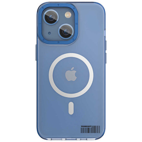 Apple iPhone 13 Kılıf M-safe Şarj Özellikli Youngkit Coloured Glaze Serisi Kapak