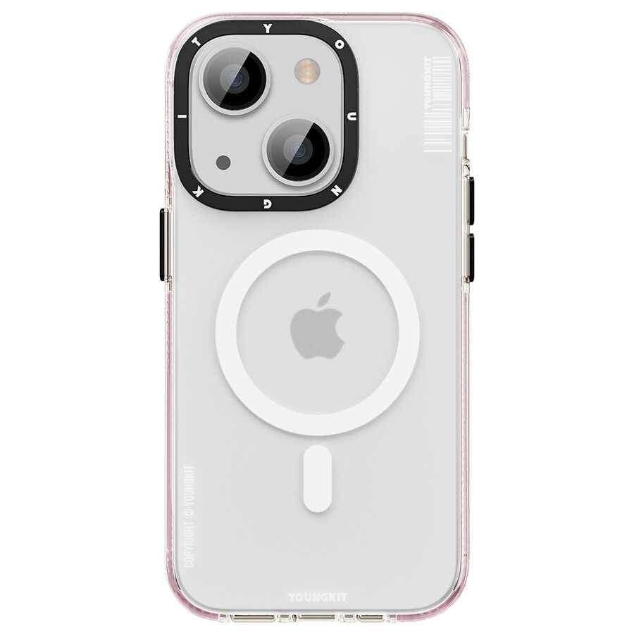 Apple iPhone 13 Kılıf M-safe Şarj Özellikli Youngkit Jane Sand Serisi Kapak