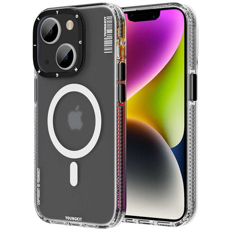 Apple iPhone 13 Kılıf M-safe Şarj Özellikli Youngkit Jane Sand Serisi Kapak