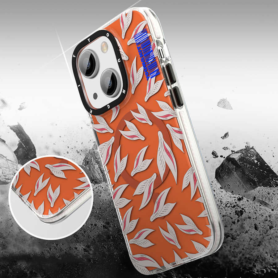Apple iPhone 13 Kılıf M-safe Şarj Özellikli Youngkit Play Rabbit Serisi Kapak