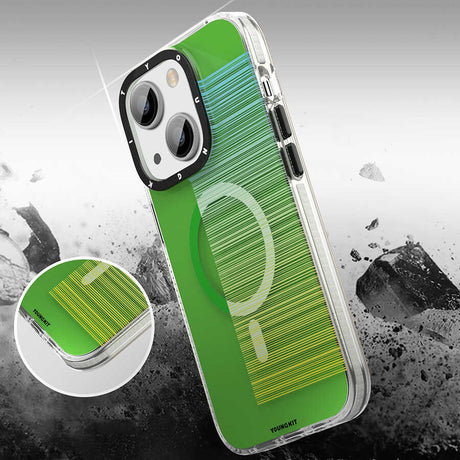 Apple iPhone 13 Kılıf M-safe Şarj Özellikli Youngkit Pure Serisi Kapak