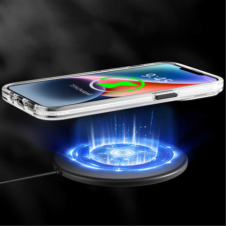 Apple iPhone 13 Kılıf M-safe Şarj Özellikli Youngkit Water-Ink Serisi Kapak
