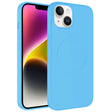 Apple iPhone 13 Kılıf M-safe Wireless Şarj Özellikli Pastel Renk Silikon Zore Plas Kapak