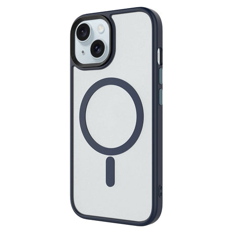 Apple iPhone 13 Kılıf Mat Arka Yüzey Wireless Şarj Özellikli Zore Flet M-safe Kapak