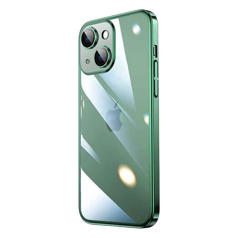 Apple iPhone 13 Kılıf Sert PC Renkli Çerçeveli Zore Riksos Kapak