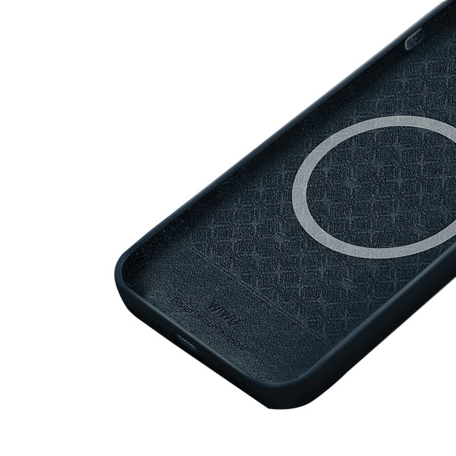 Apple iPhone 13 Kılıf Wiwu M-safe Magnetic Silikon Kapak