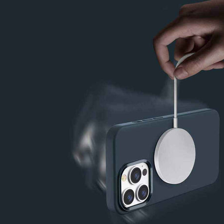 Apple iPhone 13 Kılıf Wiwu M-safe Magnetic Silikon Kapak