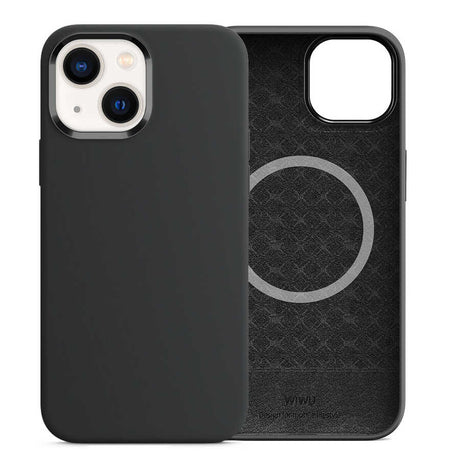 Apple iPhone 13 Kılıf Wiwu M-safe Magnetic Silikon Kapak