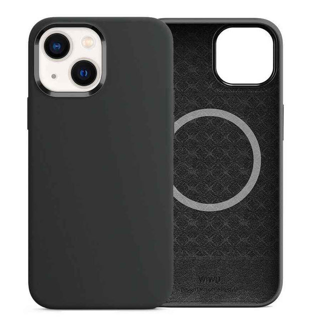 Apple iPhone 13 Kılıf Wiwu M-safe Magnetic Silikon Kapak