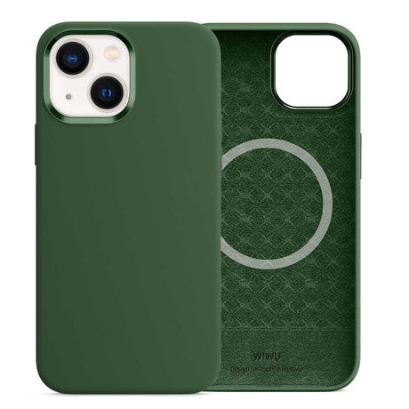 Apple iPhone 13 Kılıf Wiwu M-safe Magnetic Silikon Kapak