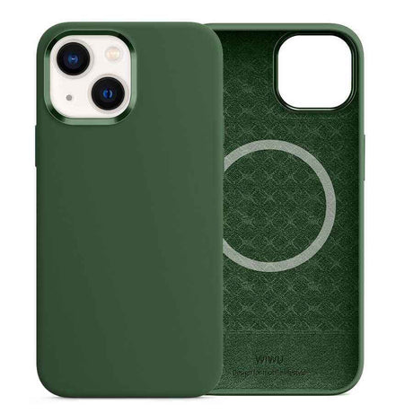 Apple iPhone 13 Kılıf Wiwu M-safe Magnetic Silikon Kapak