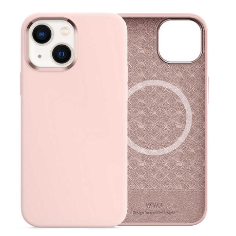 Apple iPhone 13 Kılıf Wiwu M-safe Magnetic Silikon Kapak