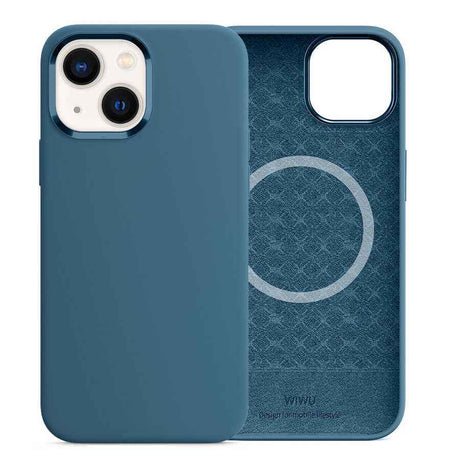 Apple iPhone 13 Kılıf Wiwu M-safe Magnetic Silikon Kapak