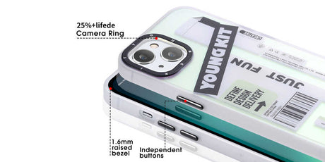 Apple iPhone 13 Kılıf YoungKit Fashion Culture Time Serisi Kapak