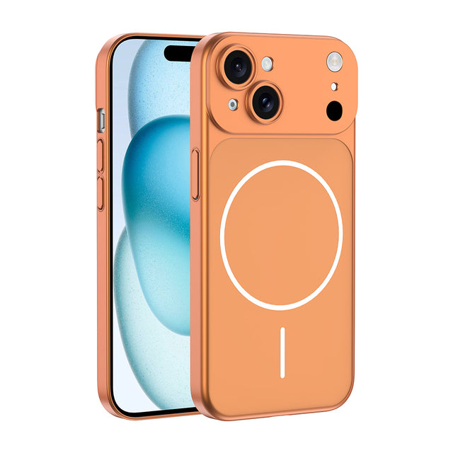 Apple iPhone 13 Kılıf Zore M-Safe Şarj Özellikli Kamera Korumalı Spark Kapak