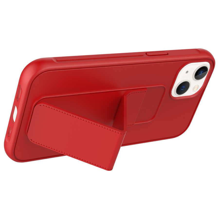 Apple iPhone 13 Kılıf Zore Qstand Kapak