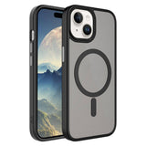 Apple iPhone 13 Mini Kılıf Mat Arka Yüzey Wireless Şarj Özellikli Zore Flet M-safe Kapak