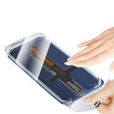 Apple iPhone 13 Pro Hayalet Ekran Koruyucu Zore Süper Fast Anti-Dust Privacy Toz Önleyici Temperli Ekran Filmi