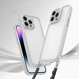 Apple iPhone 13 Pro Kılıf Airbagli Takılabilir Askı Aparatlı Zore Snap Silikon Kapak