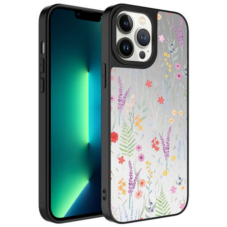 Apple iPhone 13 Pro Kılıf Aynalı Desenli Kamera Korumalı Parlak Zore Mirror Kapak