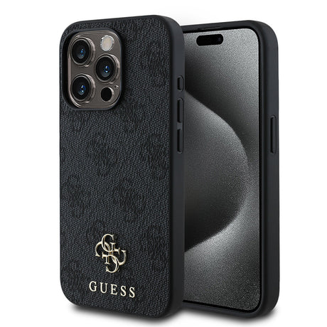 Apple iPhone 13 Pro Kılıf Guess Orjinal Lisanslı M-safe Şarj Özellikli Small 4G Classic Kapak