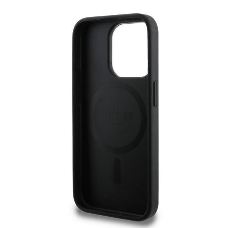 Apple iPhone 13 Pro Kılıf Guess Orjinal Lisanslı M-safe Şarj Özellikli Small 4G Classic Kapak