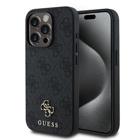 Apple iPhone 13 Pro Kılıf Guess Orjinal Lisanslı M-safe Şarj Özellikli Small 4G Classic Kapak