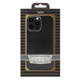 Apple iPhone 13 Pro Kılıf Kajsa Carbon Fiber Collection Arka Kapak