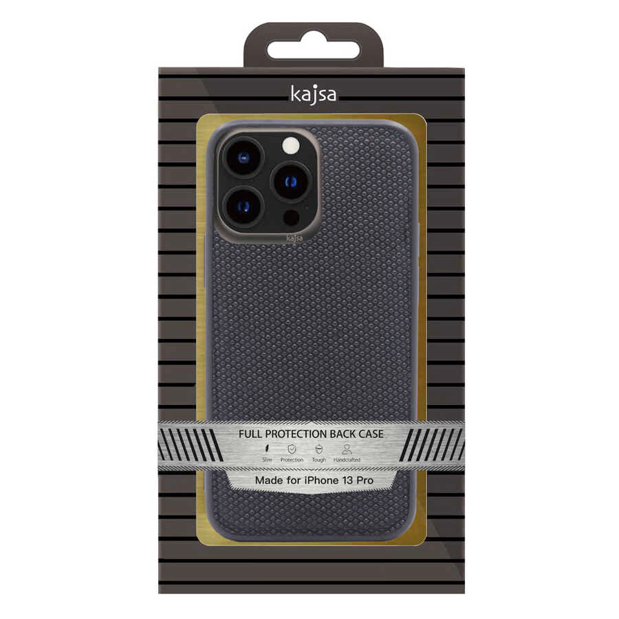 Apple iPhone 13 Pro Kılıf Kajsa Preppie Serisi Dark Kapak