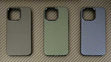 Apple iPhone 13 Pro Kılıf Karbon Fiber Tasarımlı Zore Karbono Kapak