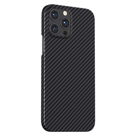 Apple iPhone 13 Pro Kılıf M-safe Özellikli Karbon Fiber Benks Essential Kevlar Kapak
