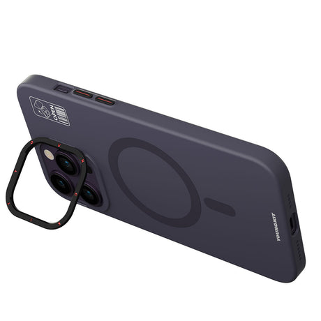 Apple iPhone 13 Pro Kılıf M-safe Şarj Özellikli Standlı YoungKit Hermit Bracket Serisi Kapak