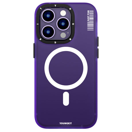 Apple iPhone 13 Pro Kılıf M-safe Şarj Özellikli Youngkit Colored Sand Serisi Kapak