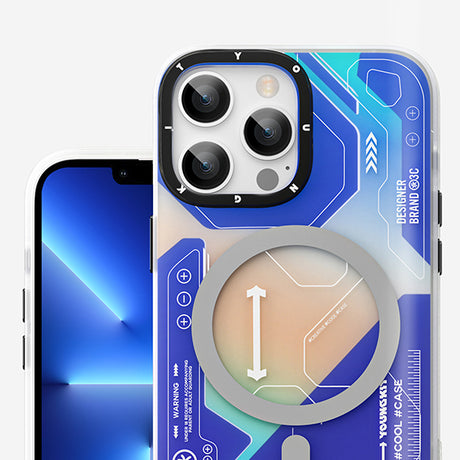 Apple iPhone 13 Pro Kılıf M-safe Şarj Özellikli YoungKit Metaverse Serisi Kapak