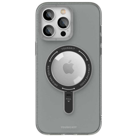 Apple iPhone 13 Pro Kılıf M-safe Şarj Özellikli Youngkit Rock Serisi Kapak
