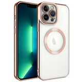 Apple iPhone 13 Pro Kılıf M-safe Wireless Şarj Özellikli Zore Setro Silikon