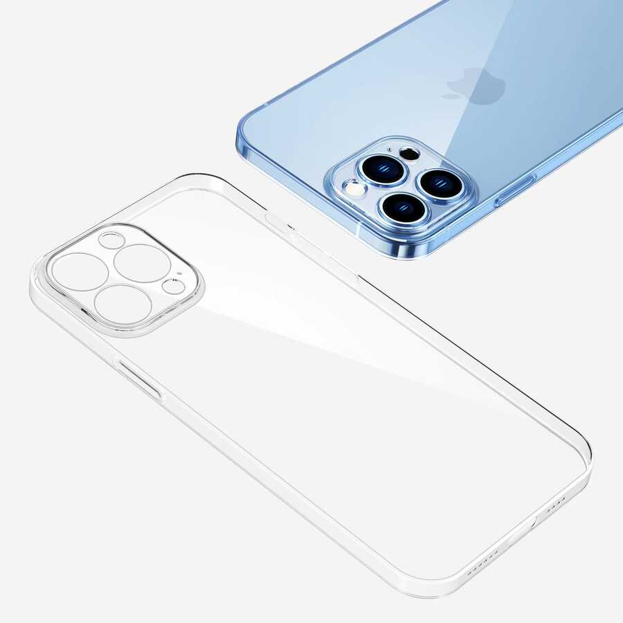 Apple iPhone 13 Pro Kılıf Şeffaf Sert PC Zore Vayt Kapak