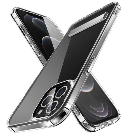 Apple iPhone 13 Pro Kılıf Standlı Şeffaf Silikon Zore L-Stand Kapak